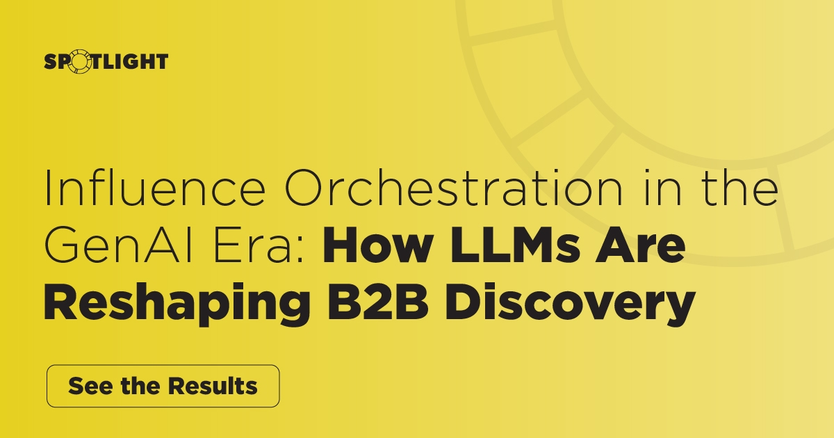 Influence Orchestration in the GenAI Era | Spotlight × Profound 2025 White Paper